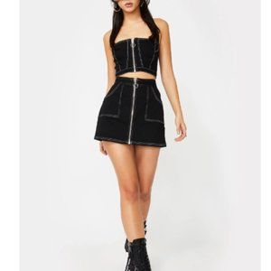 Poster Grl Million Dollar Baller Denim Set - NEW